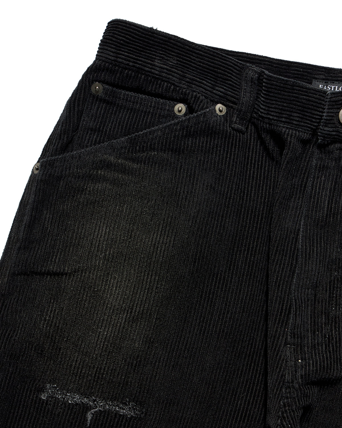 Eastlogue - Damaged Carpenter Pants (Black Corduroy) product image 8 | TRAB K-Fashion Australia