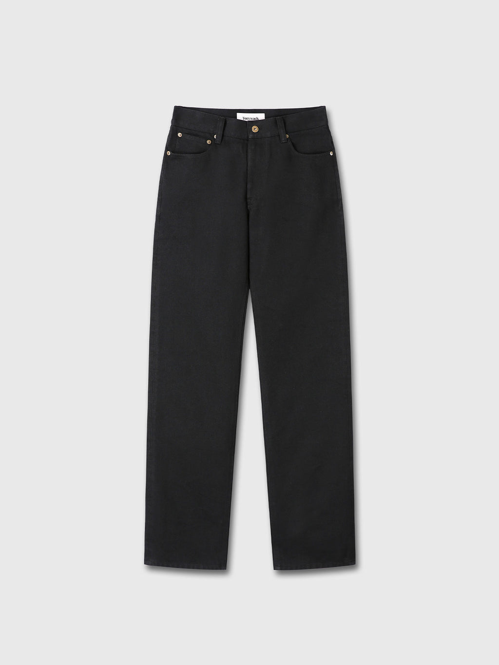 Tonywack - Twisted Seam Straight-Leg Denim Jeans (Black) product image 9 | TRAB K-Fashion Australia