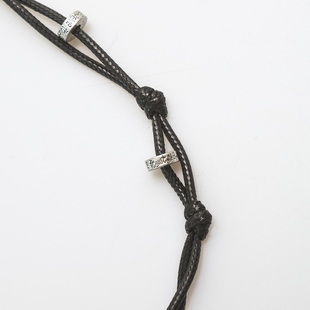 Towtow Archive - [Pre-Order – Ships June 19] Monda Metal Cord Necklace (Black) product image 4 | TRAB K-Fashion Australia