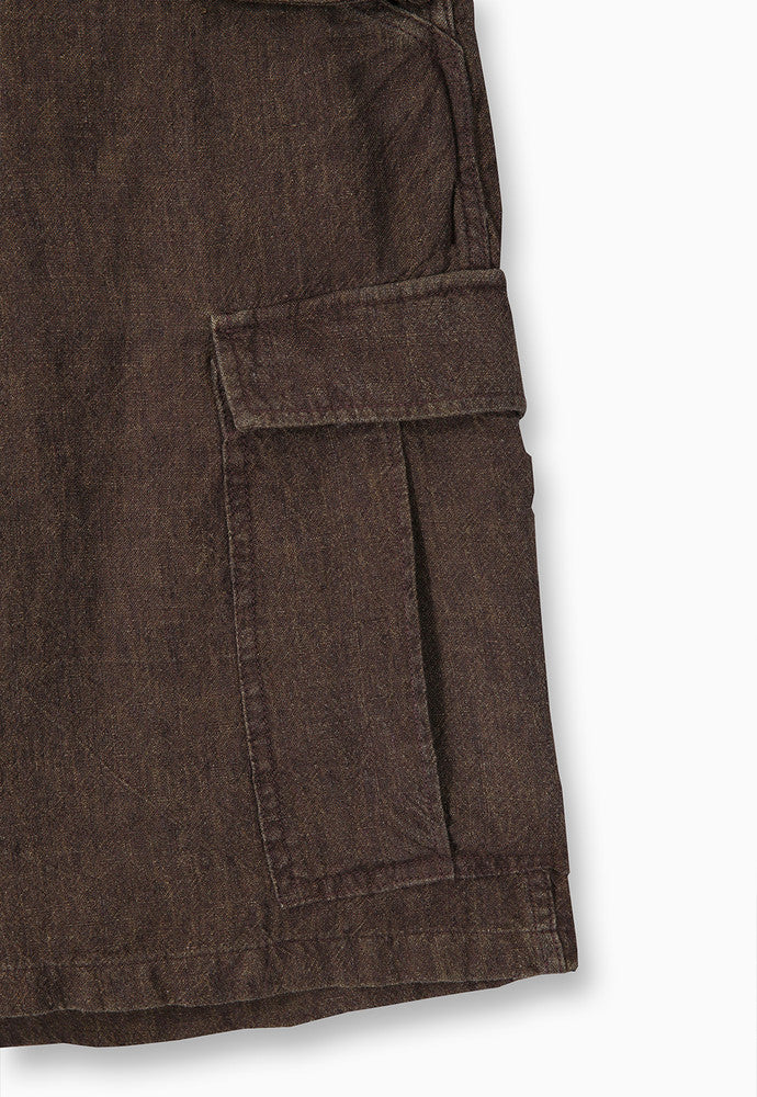 Art if acts - Linen M-51 Shorts (Wood) product image 12 | TRAB K-Fashion Australia