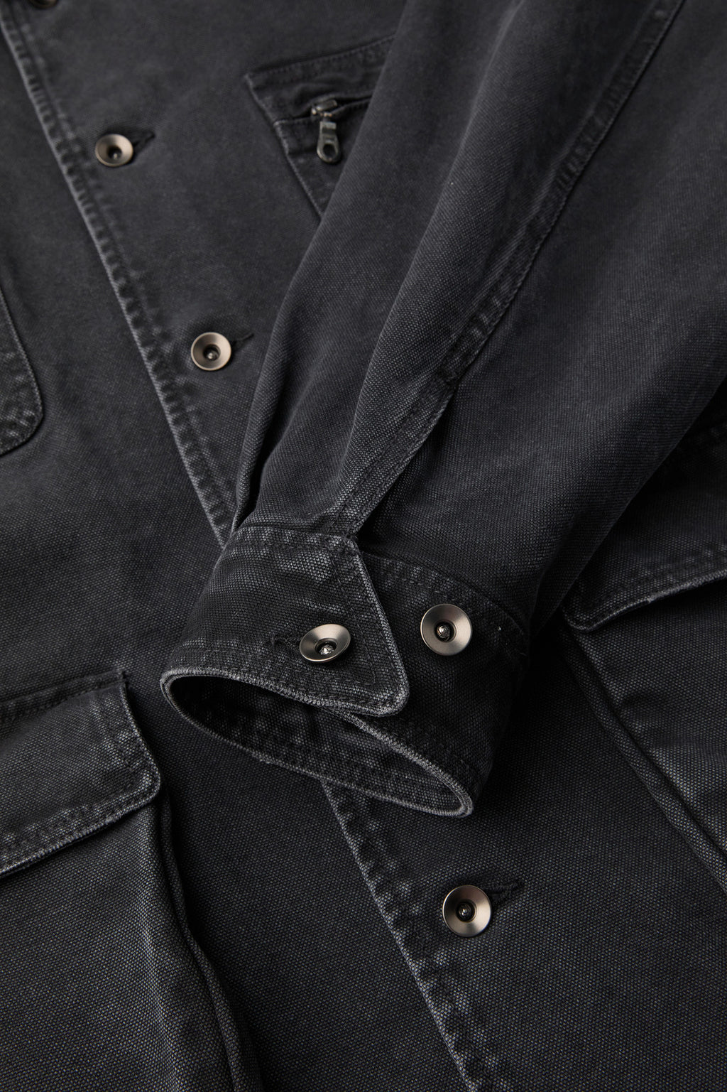 Coor - Over Dyed Coverall Jacket (Washed Charcoal) product image 6 | TRAB K-Fashion Australia