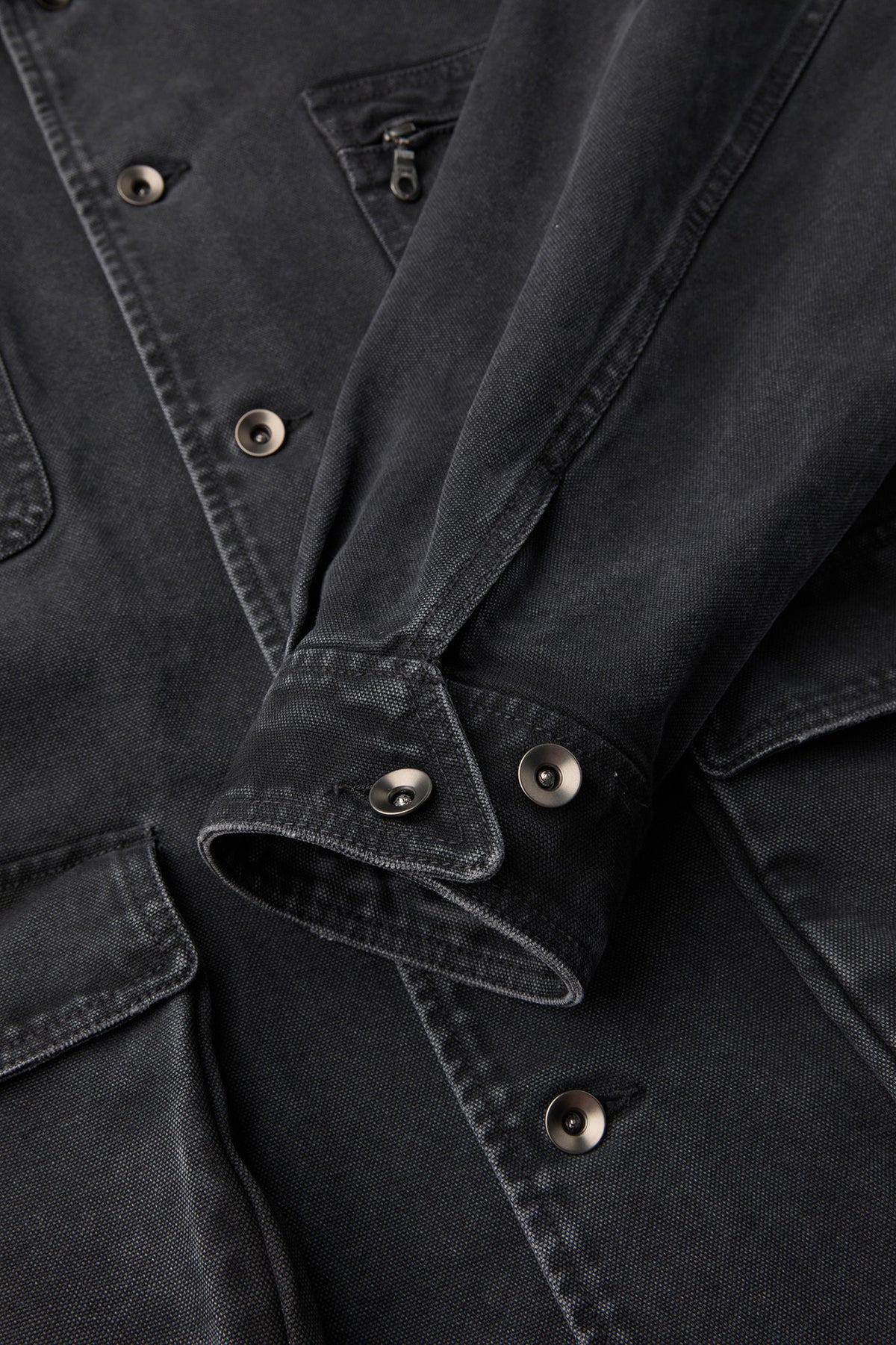 Coor - Over Dyed Coverall Jacket (Washed Charcoal) product image 6 | TRAB K-Fashion Australia