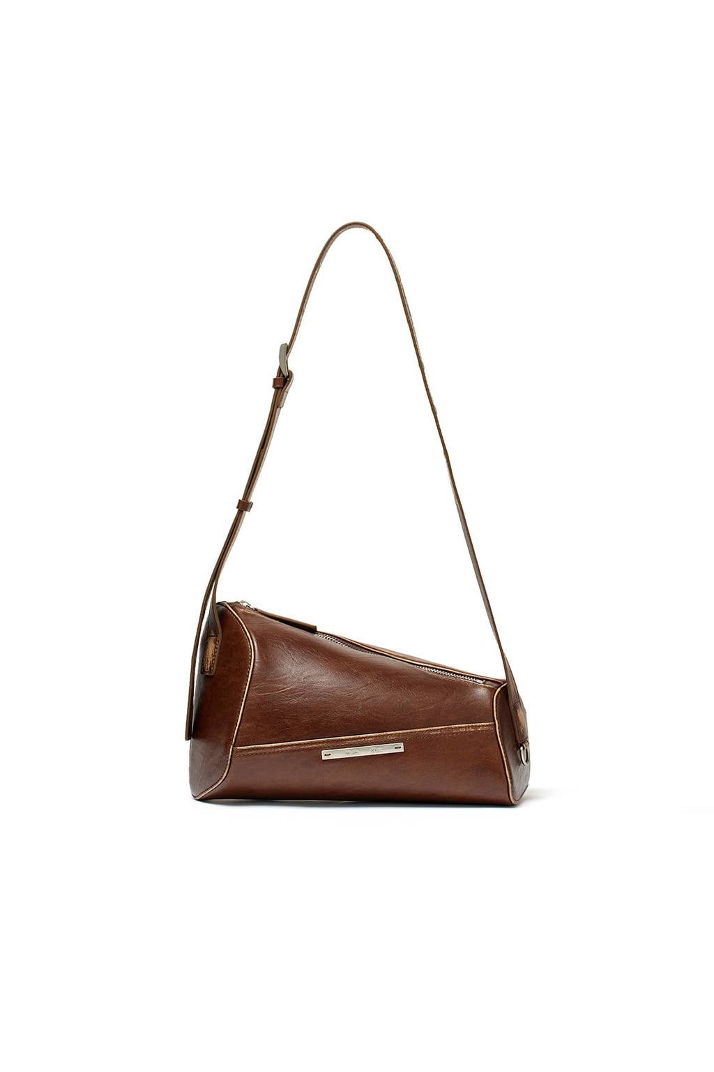Matin Kim - Dirty Washed Diagonal Bag (Brown) product image 1 | TRAB K-Fashion Australia