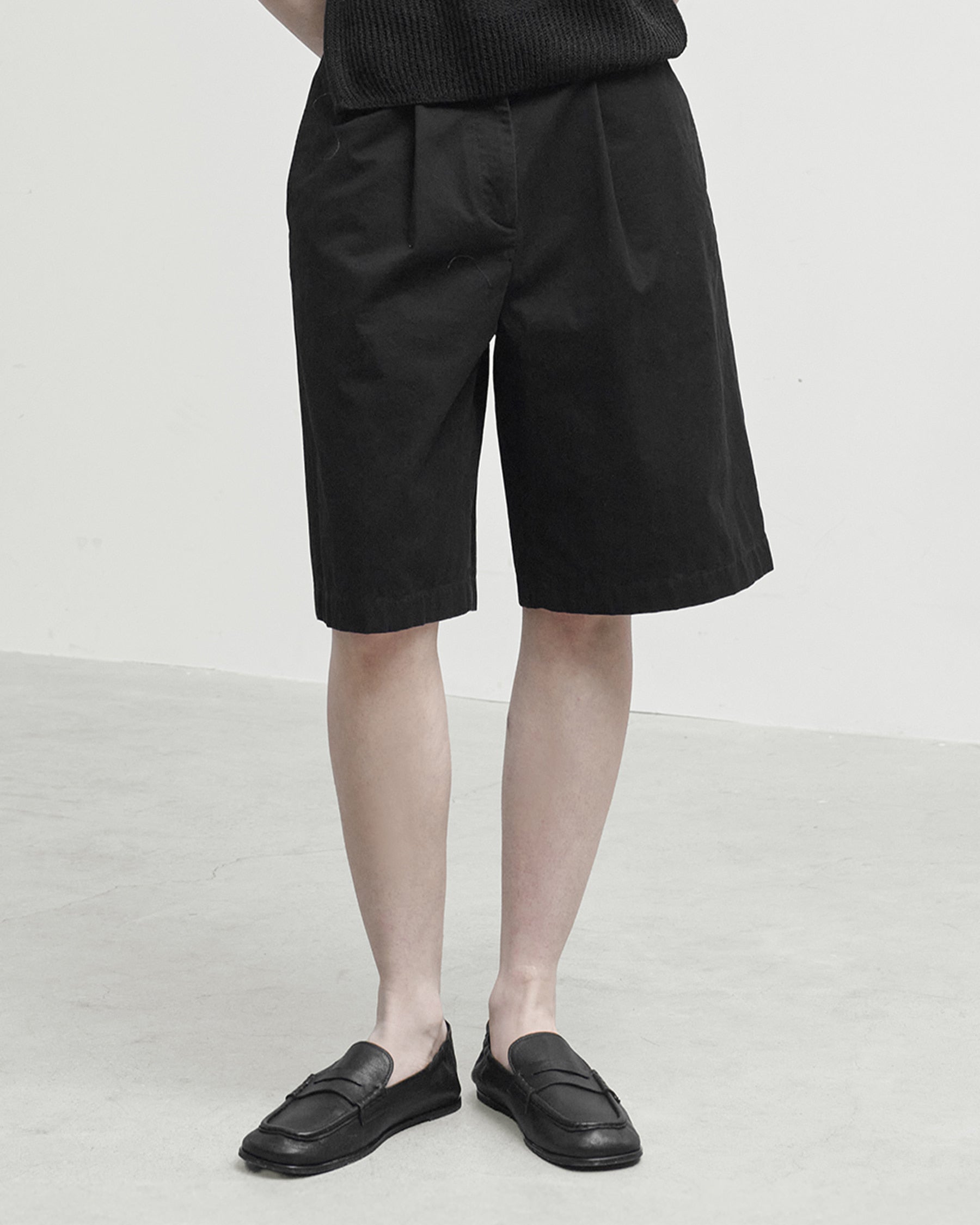 Brownyard - Washed Half Pants (Black) product image 3 | TRAB K-Fashion Australia