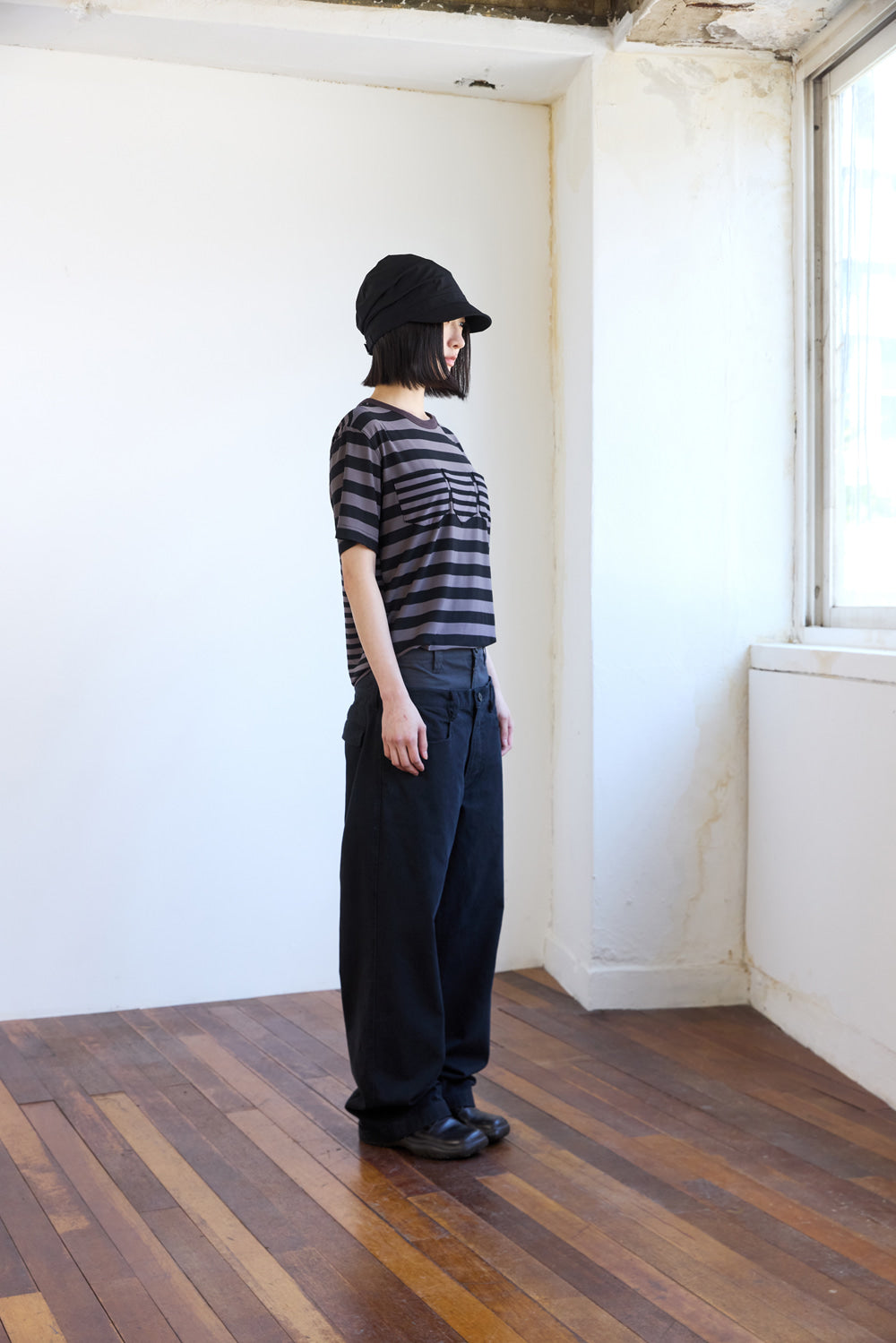 Hatchingroom - Double Waist Pants (Black) product image 11 | TRAB K-Fashion Australia