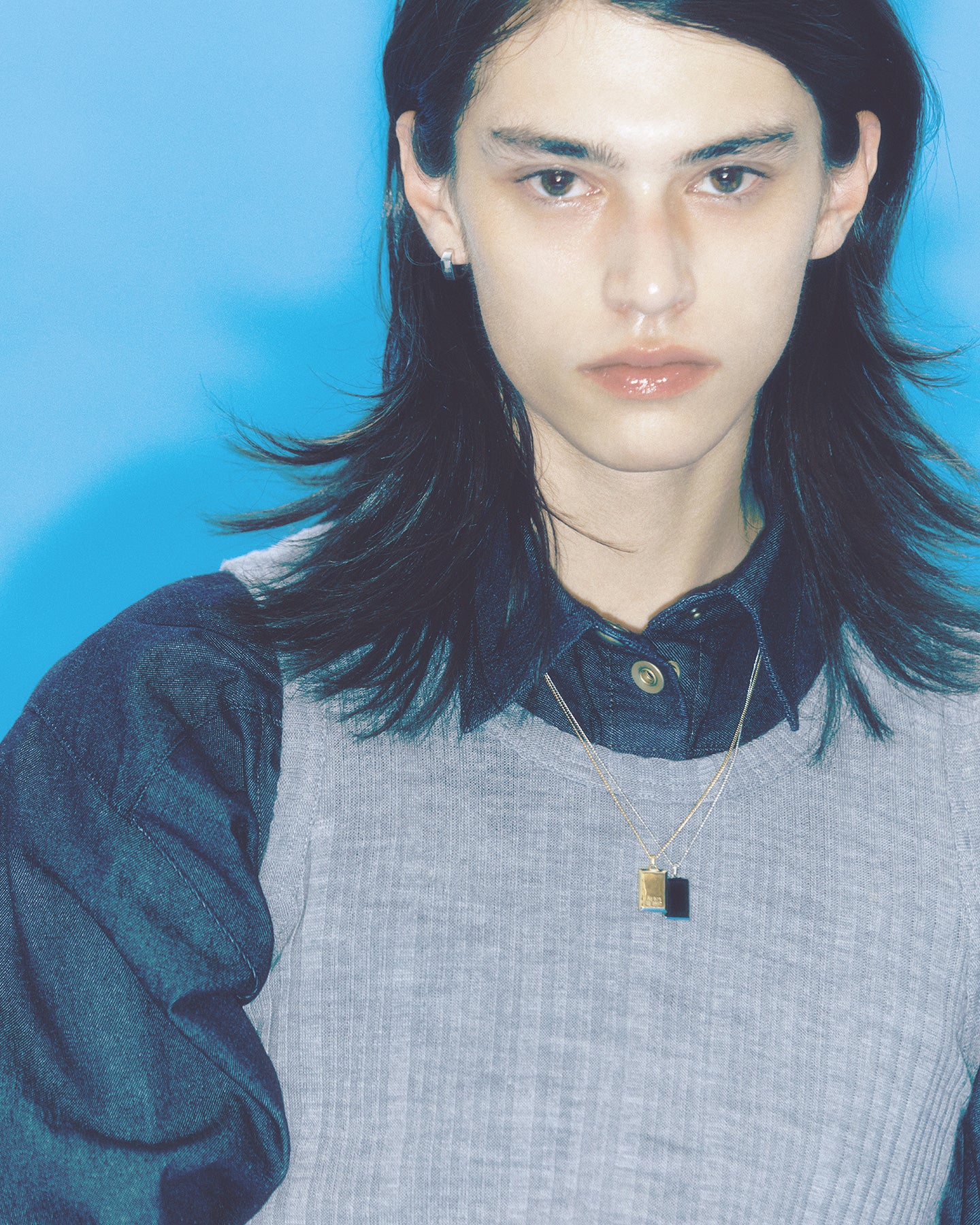 Numbering - Double Side Onyx Necklace #7738 product image 1 | TRAB K-Fashion Australia