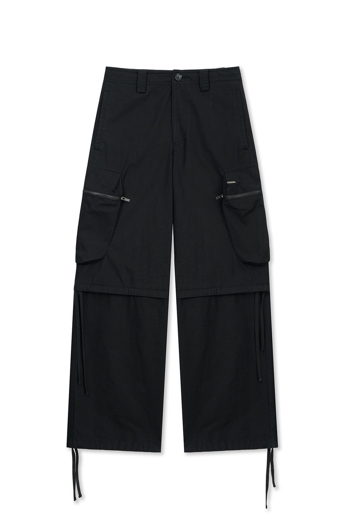 Matin Kim - Detachable Cargo Pants (Black) product image 1 | TRAB K-Fashion Australia