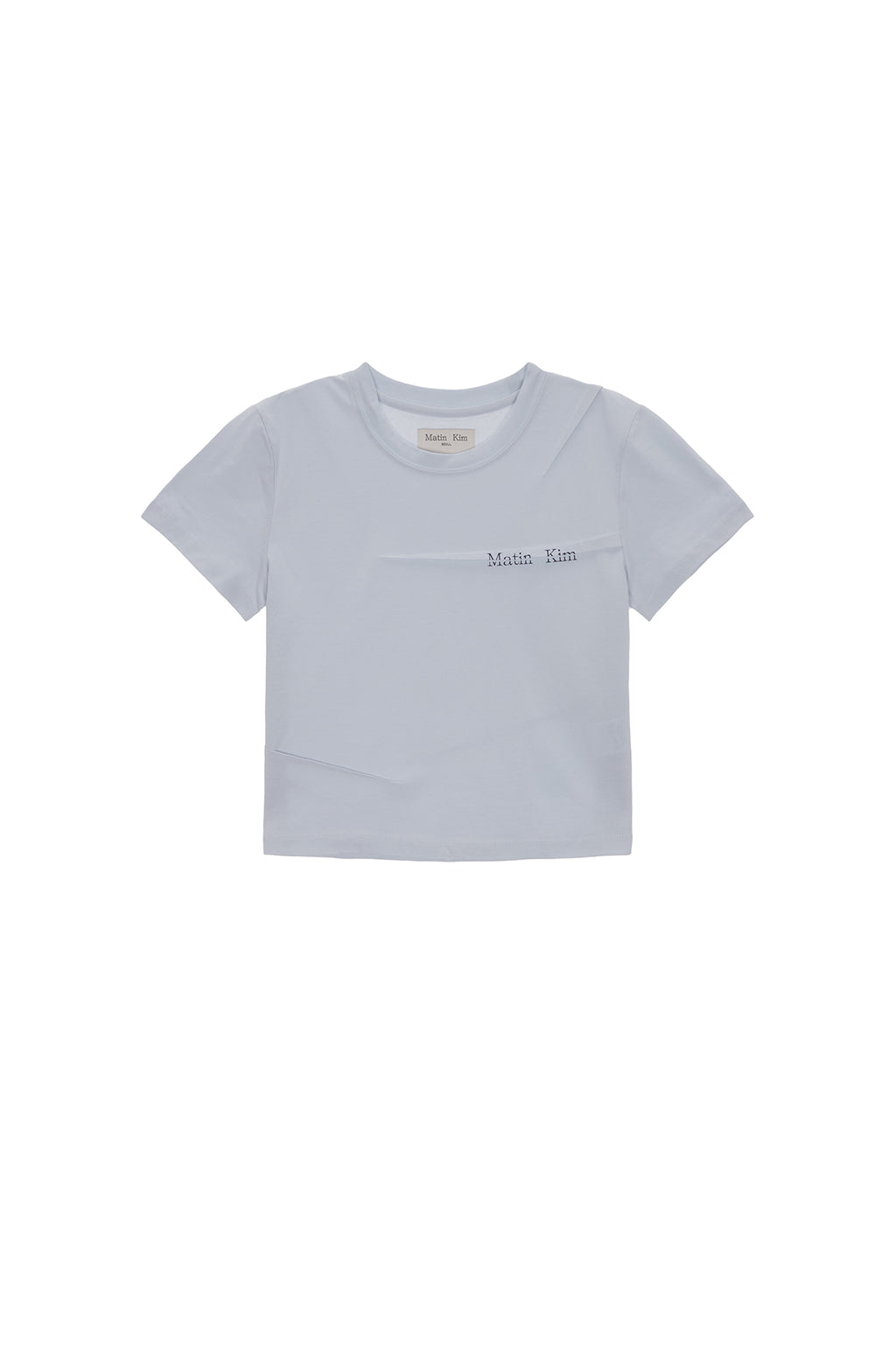 Matin Kim - Slit Pintuck Point Crop Top (Indian Pink) product image 11 | TRAB K-Fashion Australia