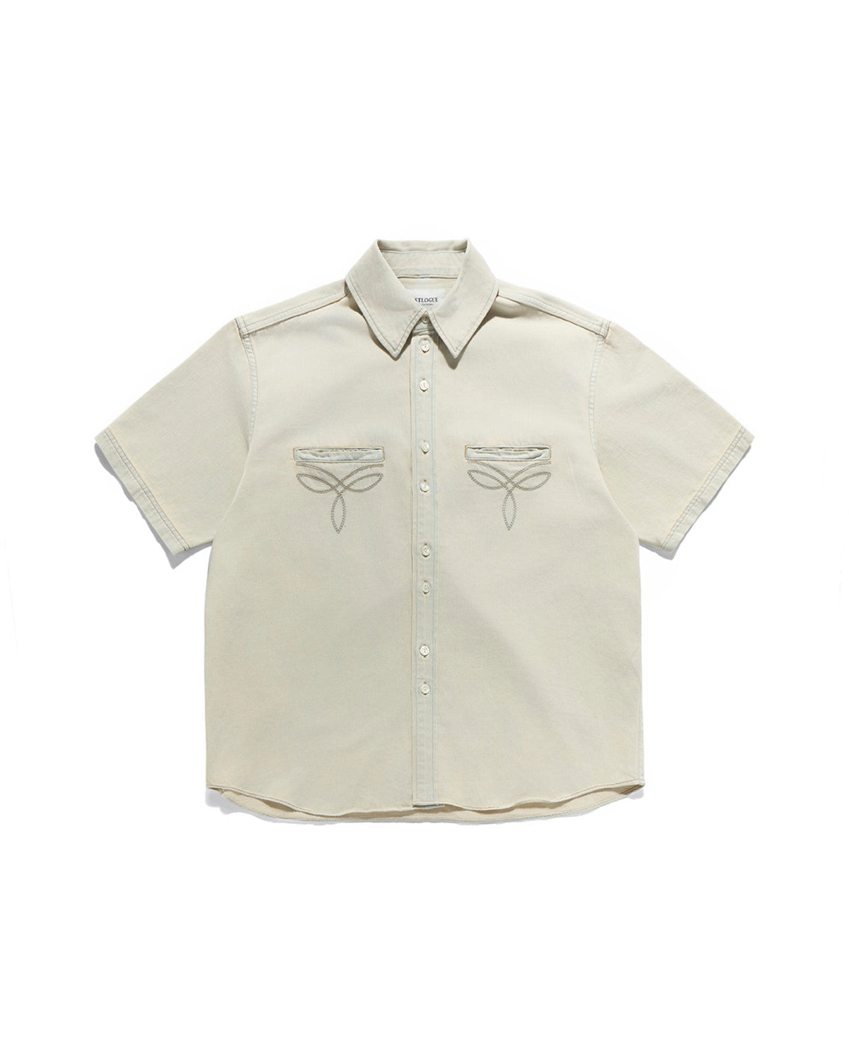 Eastlogue - Antique Country Half Shirts (Light Indigo) product image 5 | TRAB K-Fashion Australia