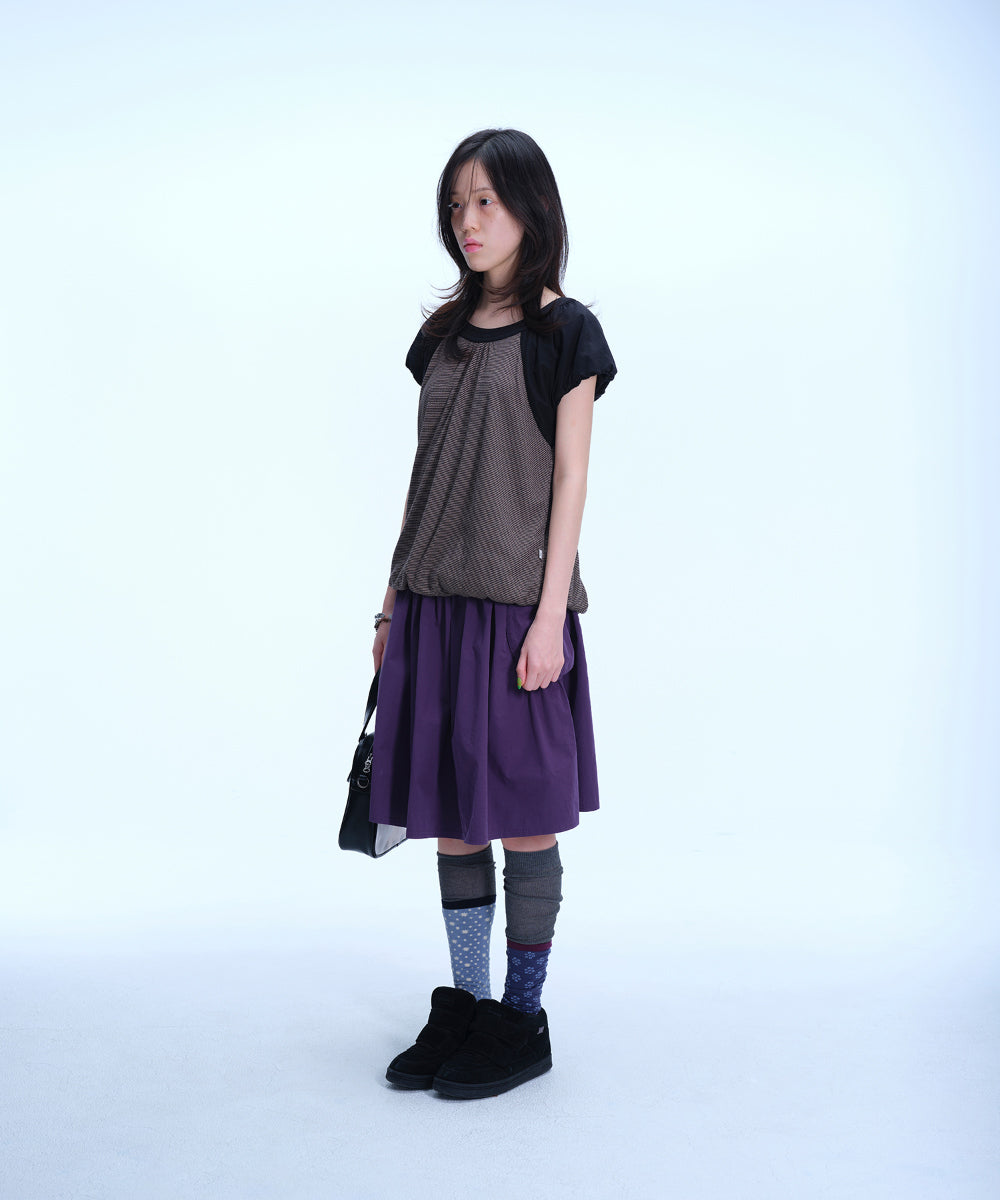 Coyseio - Puff Shirring T-Shirt (Black) product image 12 | TRAB K-Fashion Australia