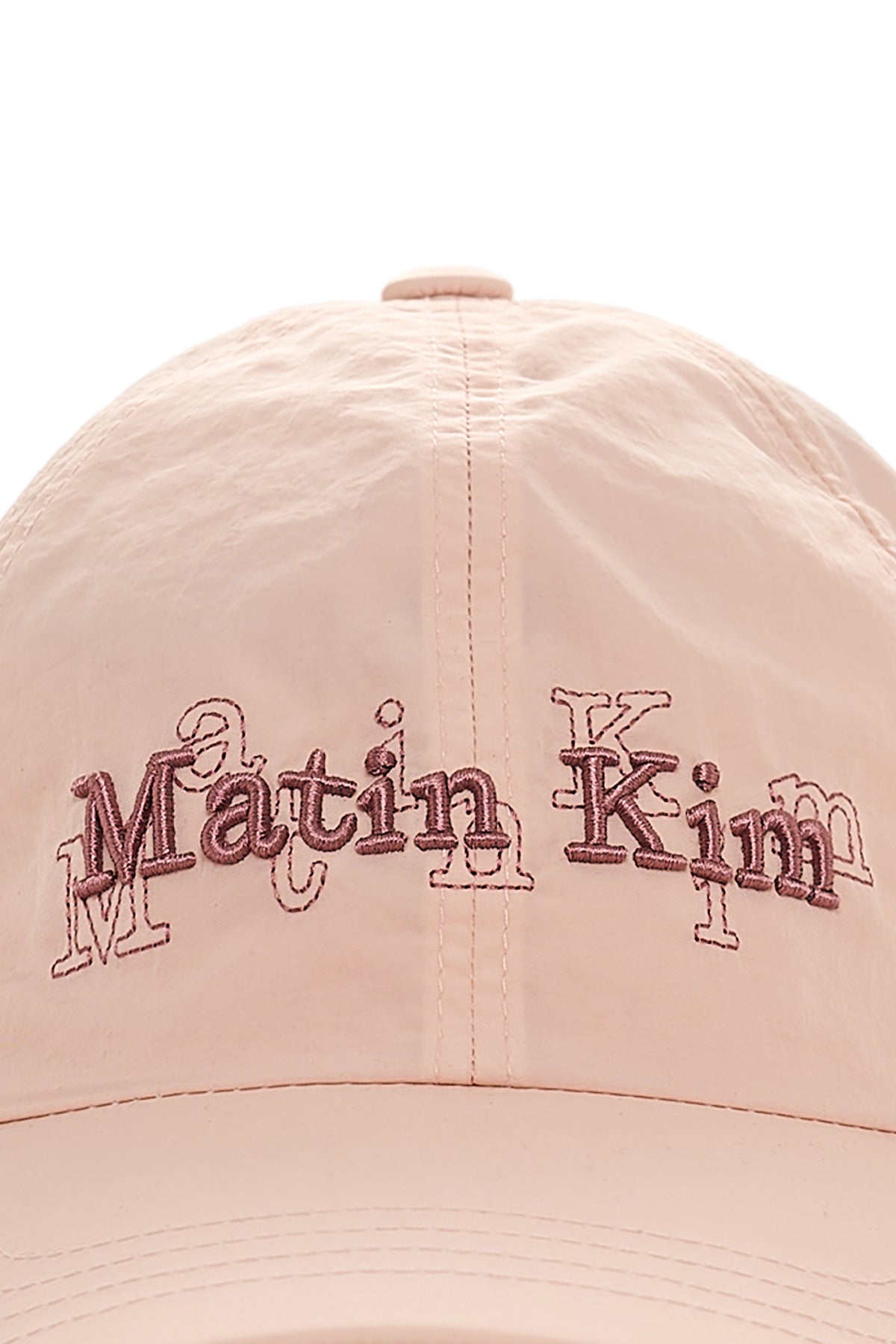Matin Kim - Overlay Logo Ball Cap (Pink) product image 4 | TRAB K-Fashion Australia