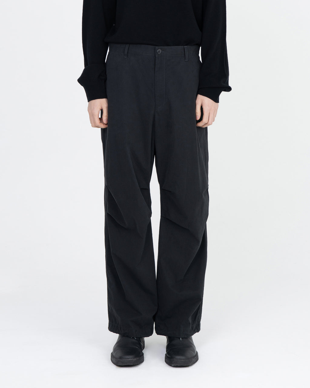 Brownyard - Washed Parachute Pants (Black) product image 1 | TRAB K-Fashion Australia