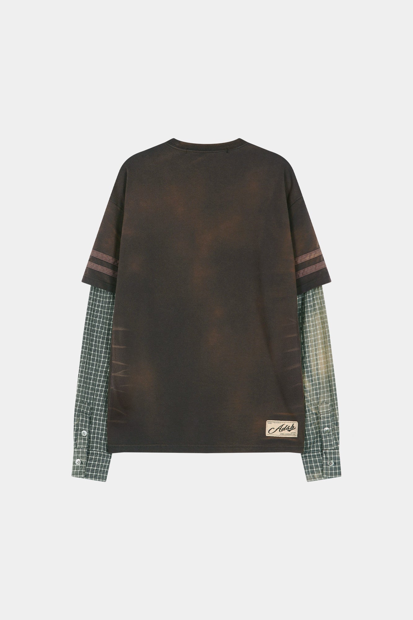 Andersson Bell - Layered Sleeve Graphic T-Shirt (faded Black) (Faded Black) product image 10 | TRAB K-Fashion Australia