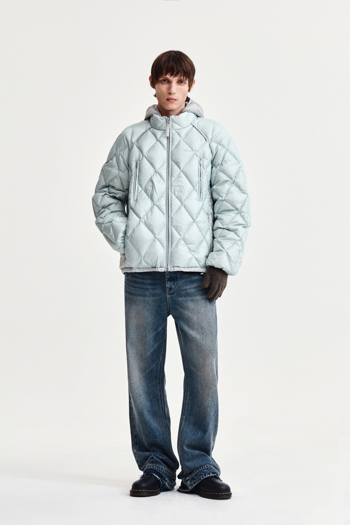 Matin Kim - Quilting Hoody Lightweight Jumper (down Blended) (Mint) product image 13 | TRAB K-Fashion Australia