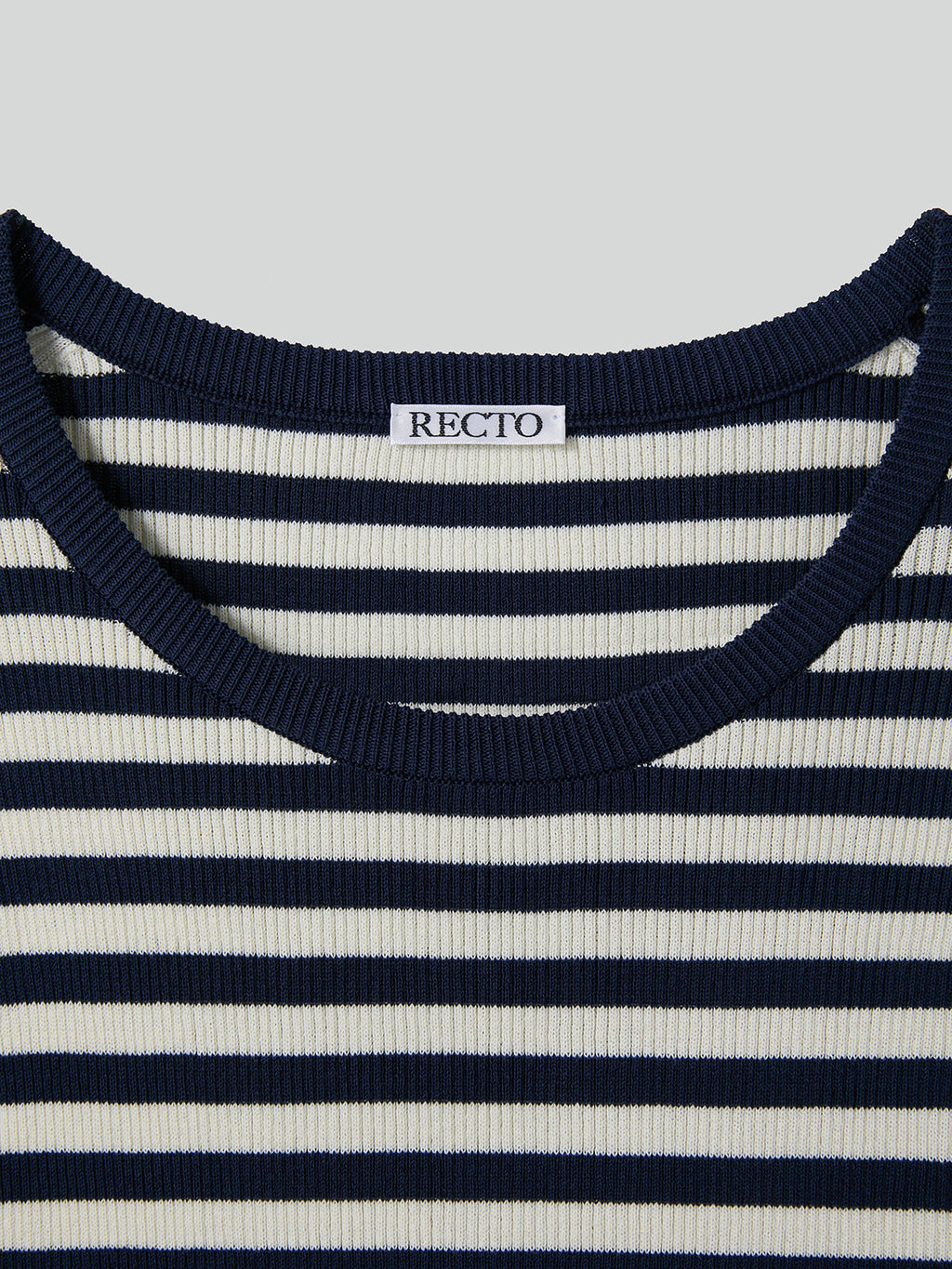Recto - Marina Summer Knit Top (Navy) product image 6 | TRAB K-Fashion Australia