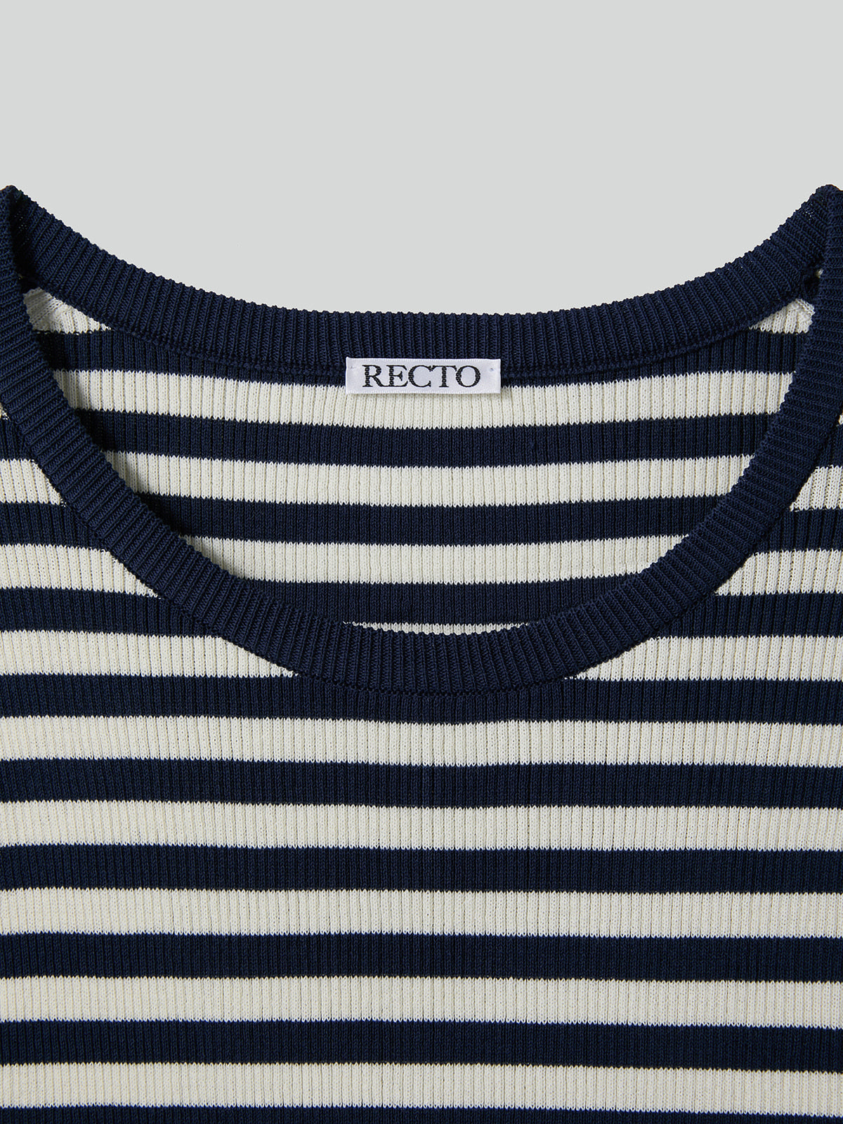 Recto - Marina Summer Knit Top (Navy) product image 6 | TRAB K-Fashion Australia