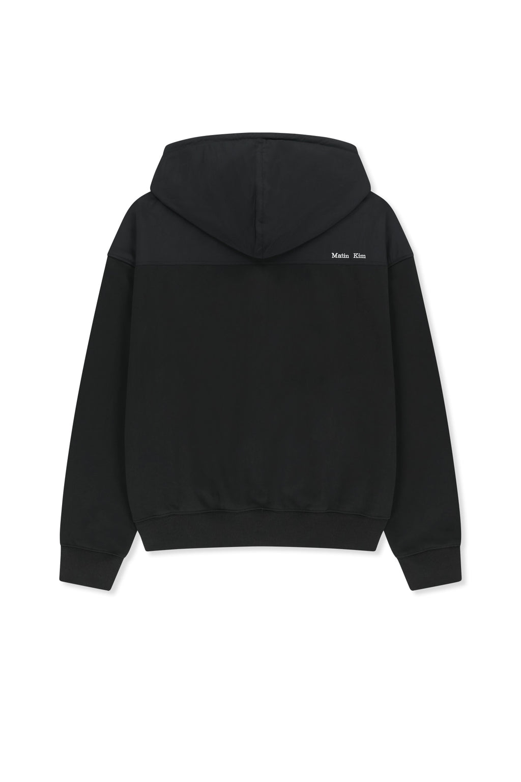 Matin Kim - Color Block Hoody Zip Up (Charcoal) product image 2 | TRAB K-Fashion Australia