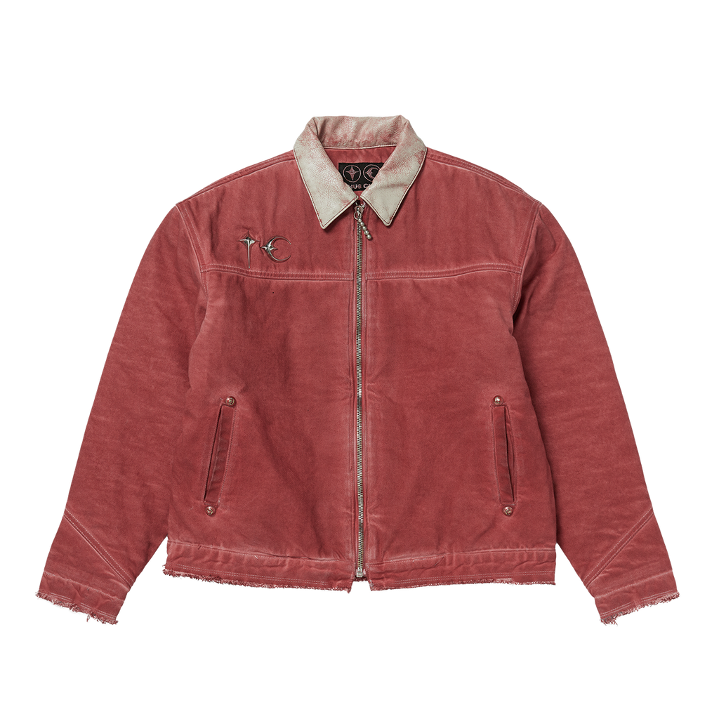 Thug Club - TC Washed Work Jacket (Red) product image 1 | TRAB K-Fashion Australia