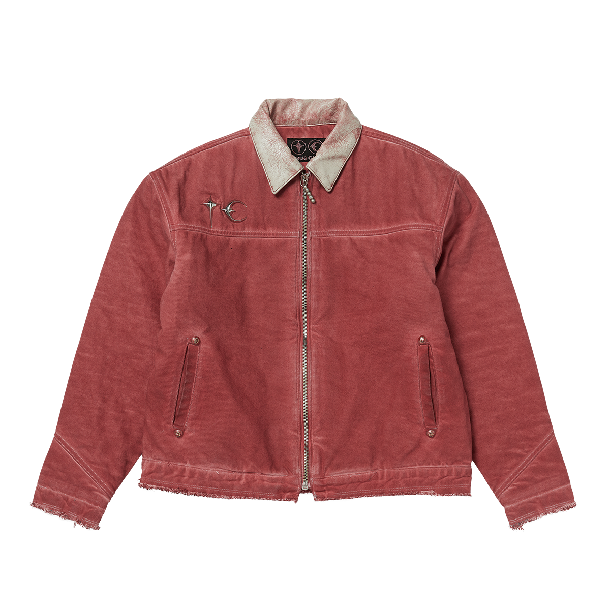 Thug Club - TC Washed Work Jacket (Red) product image 1 | TRAB K-Fashion Australia