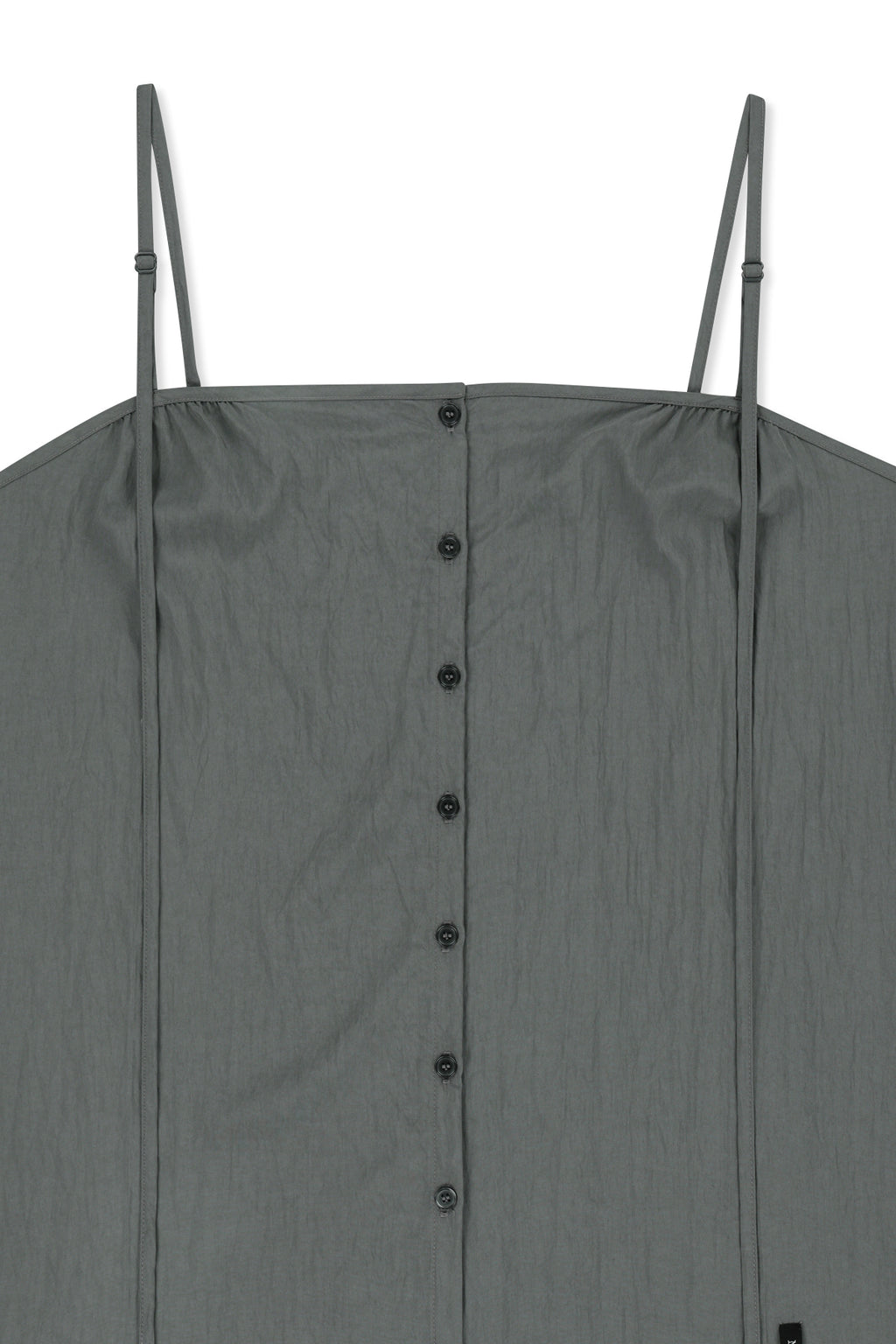 Matin Kim - Button Sleeveless Blouse (Grey) product image 3 | TRAB K-Fashion Australia