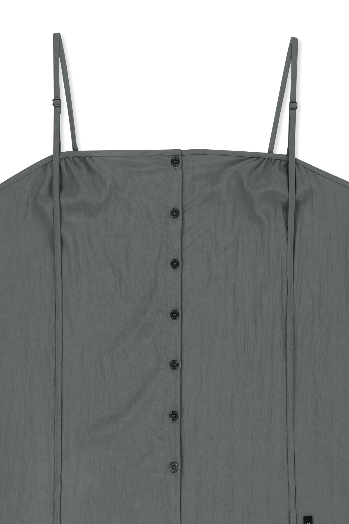 Matin Kim - Button Sleeveless Blouse (Grey) product image 3 | TRAB K-Fashion Australia