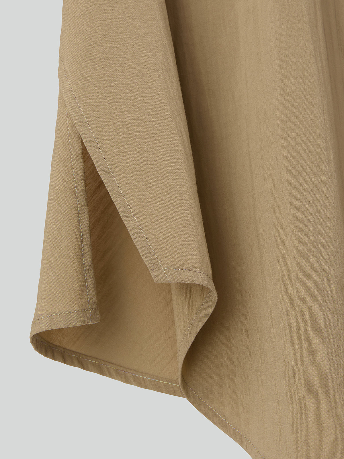 Recto - Open Back Draped Shirt (Khaki Beige) product image 8 | TRAB K-Fashion Australia