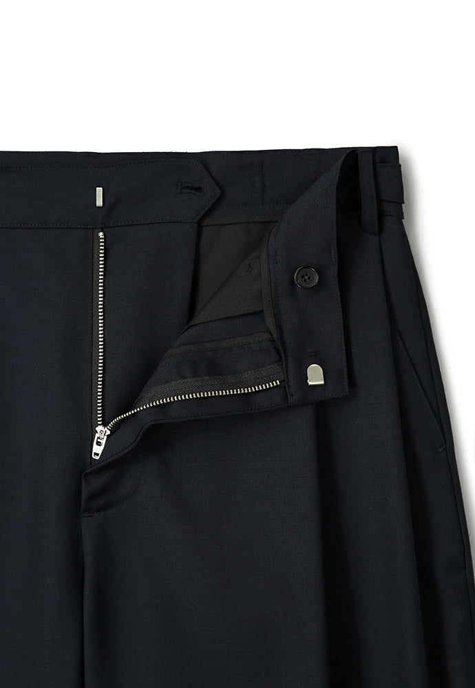 Art if acts - Belted Wool Side Two Tuck Pants (Black) product image 9 | TRAB K-Fashion Australia