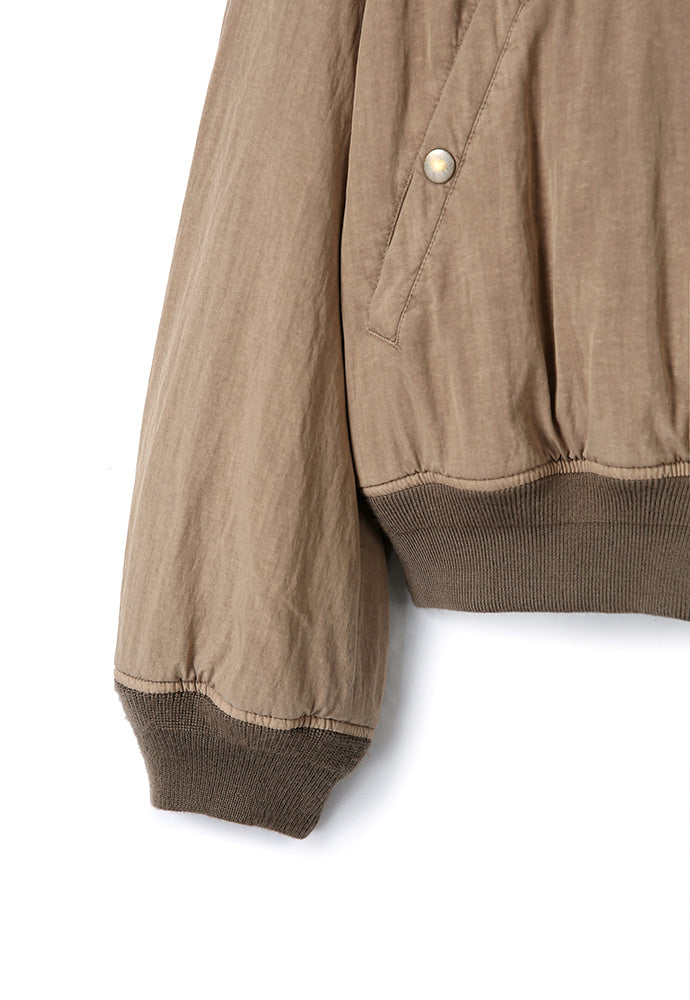 Art if acts - Garment-Dyed Rayon Ma-1 (Dusty Beige) product image 13 | TRAB K-Fashion Australia