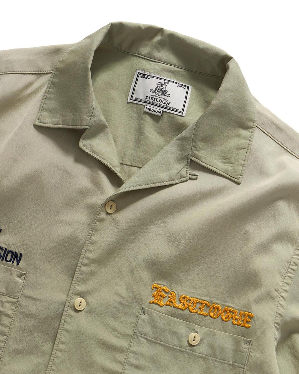 Eastlogue - Embroidered Bowling Half Shirts (Cream) product image 3 | TRAB K-Fashion Australia