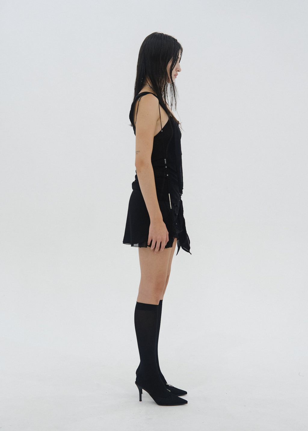 Hyein Seo - Beaded Strap Top (Black) product image 3 | TRAB K-Fashion Australia