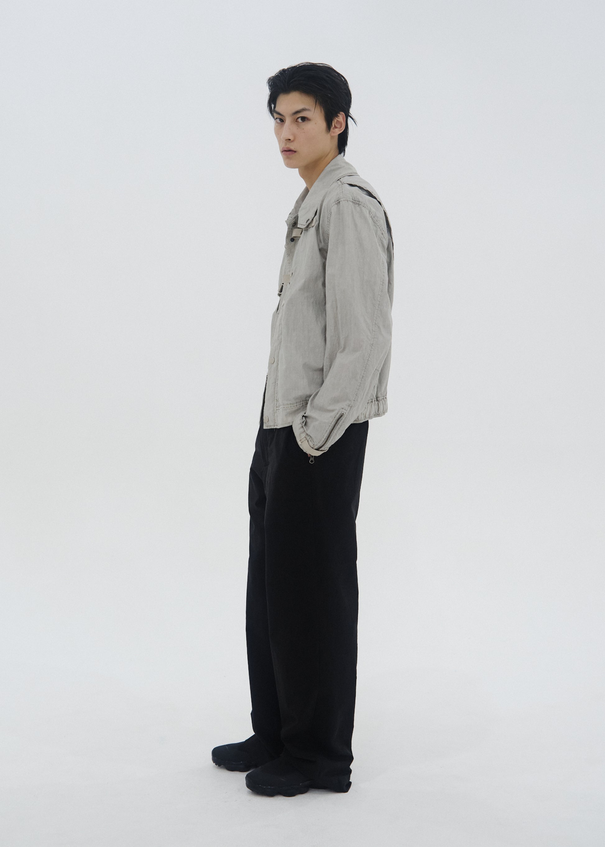 Hyein Seo - Dyed Cotton Jacket (Moon Grey) product image 3 | TRAB K-Fashion Australia
