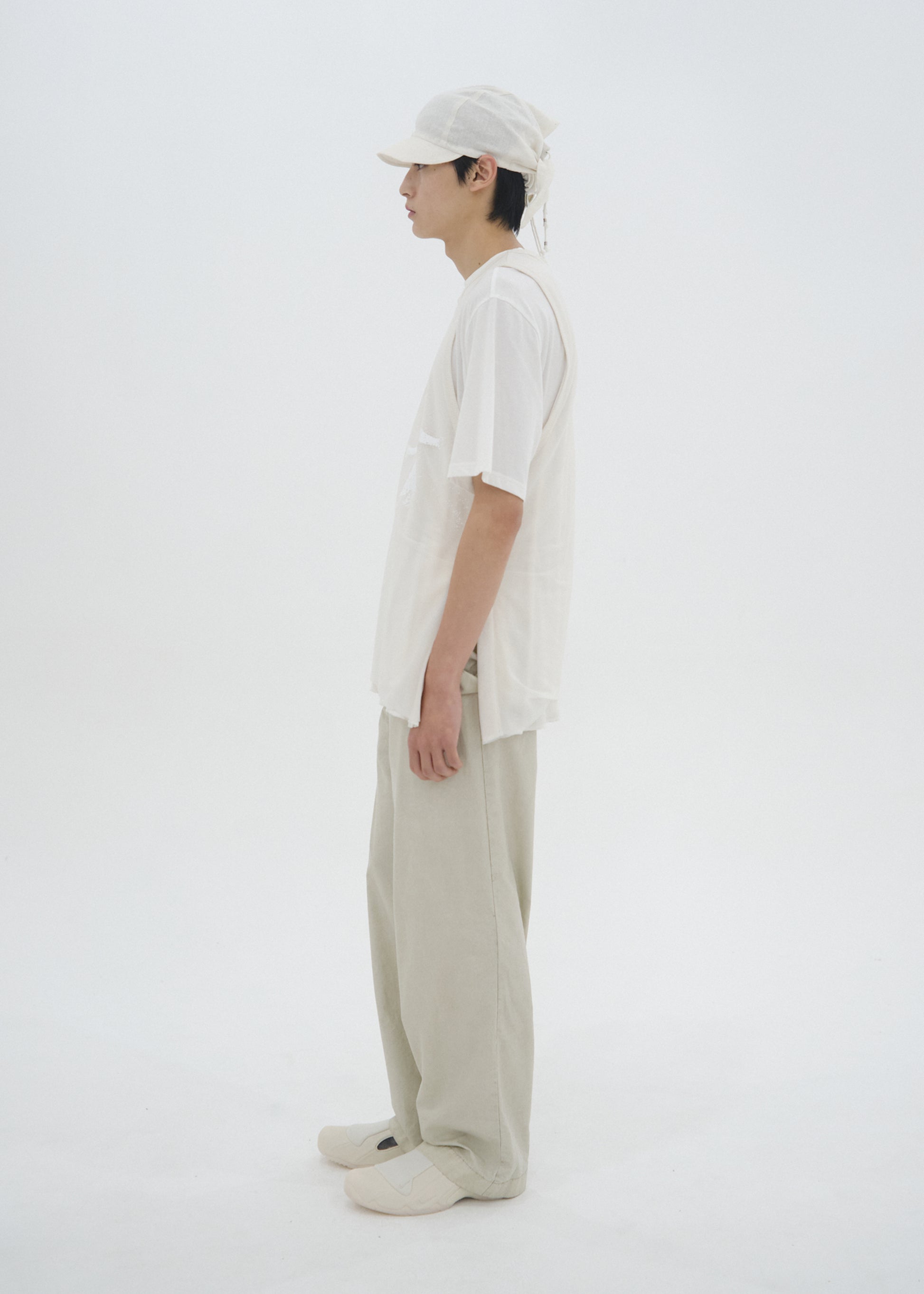 Hyein Seo - Double Layer T-Shirt (Ivory) product image 3 | TRAB K-Fashion Australia