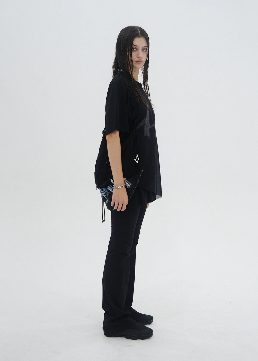 Hyein Seo - Tie Scarf Pants (Black) product image 3 | TRAB K-Fashion Australia