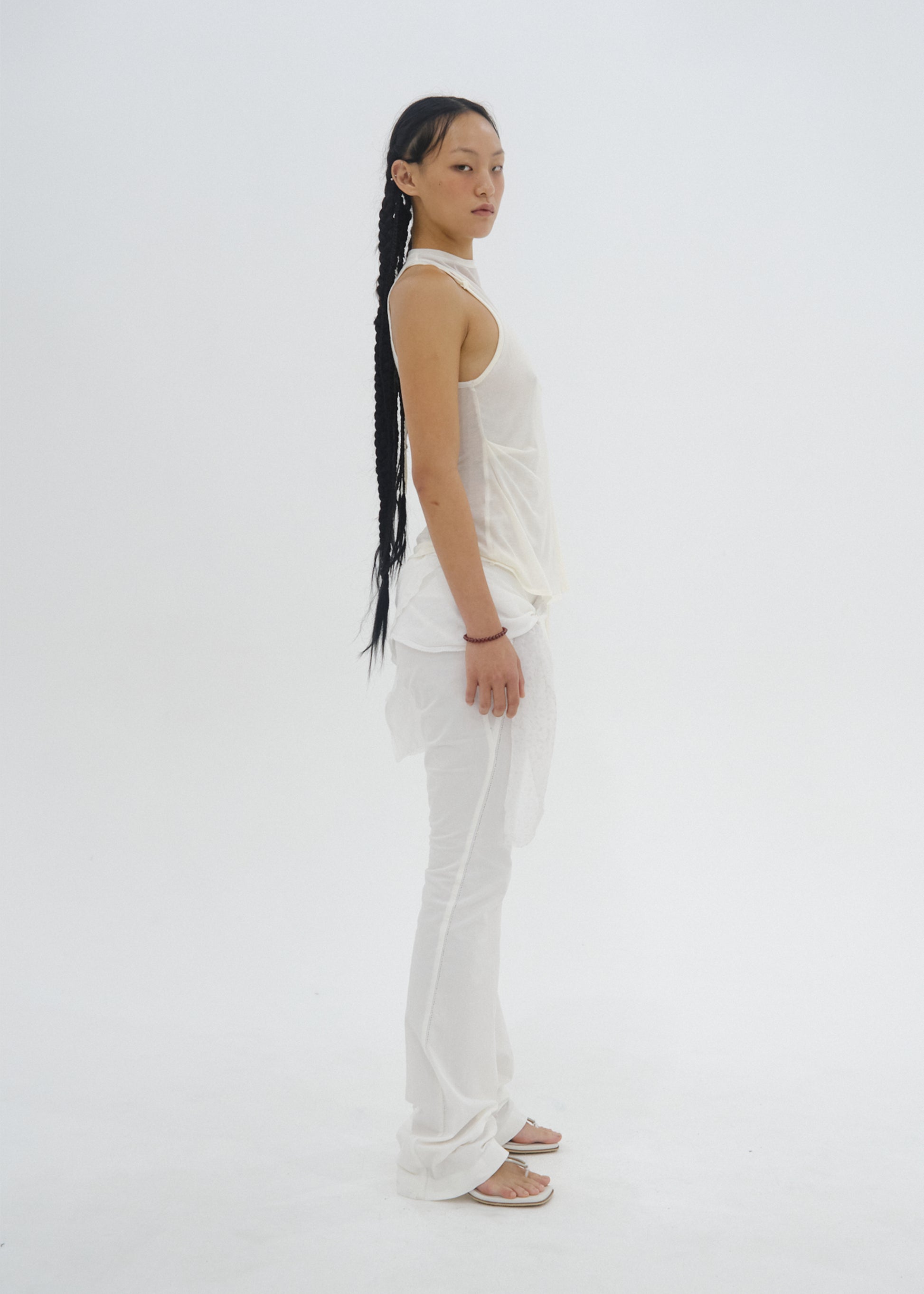 Hyein Seo - Layered Halter Top (White) product image 3 | TRAB K-Fashion Australia