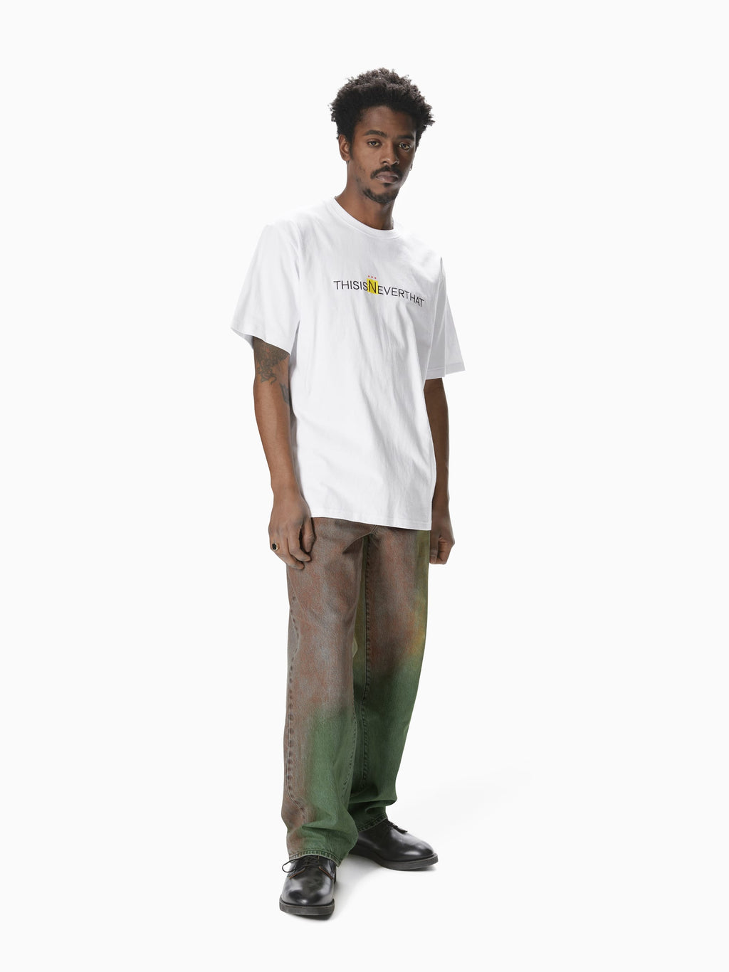 thisisneverthat - 3 Dots Logo Tee (White) product image 4 | TRAB K-Fashion Australia