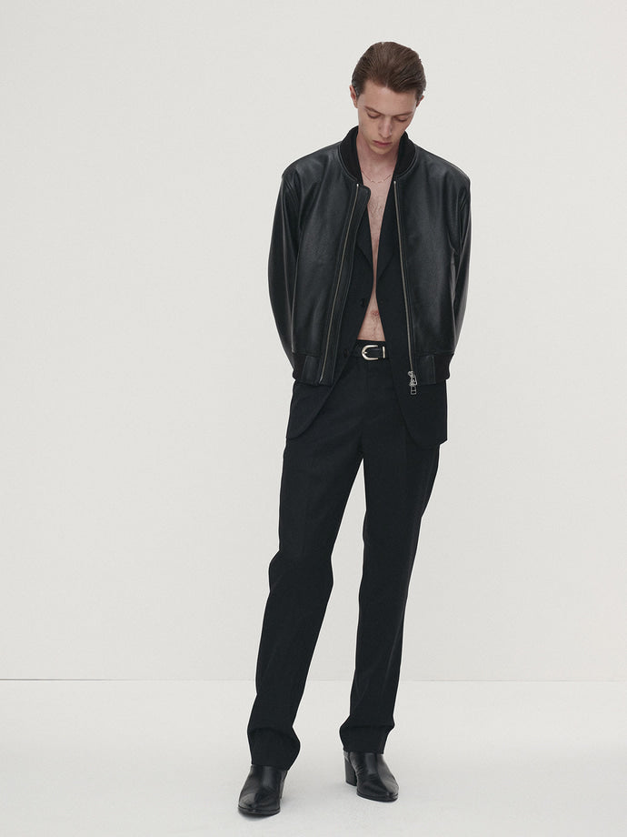 Tonywack - New Signature Virgin Wool Tailored Trousers (Black) product image 3 | TRAB K-Fashion Australia