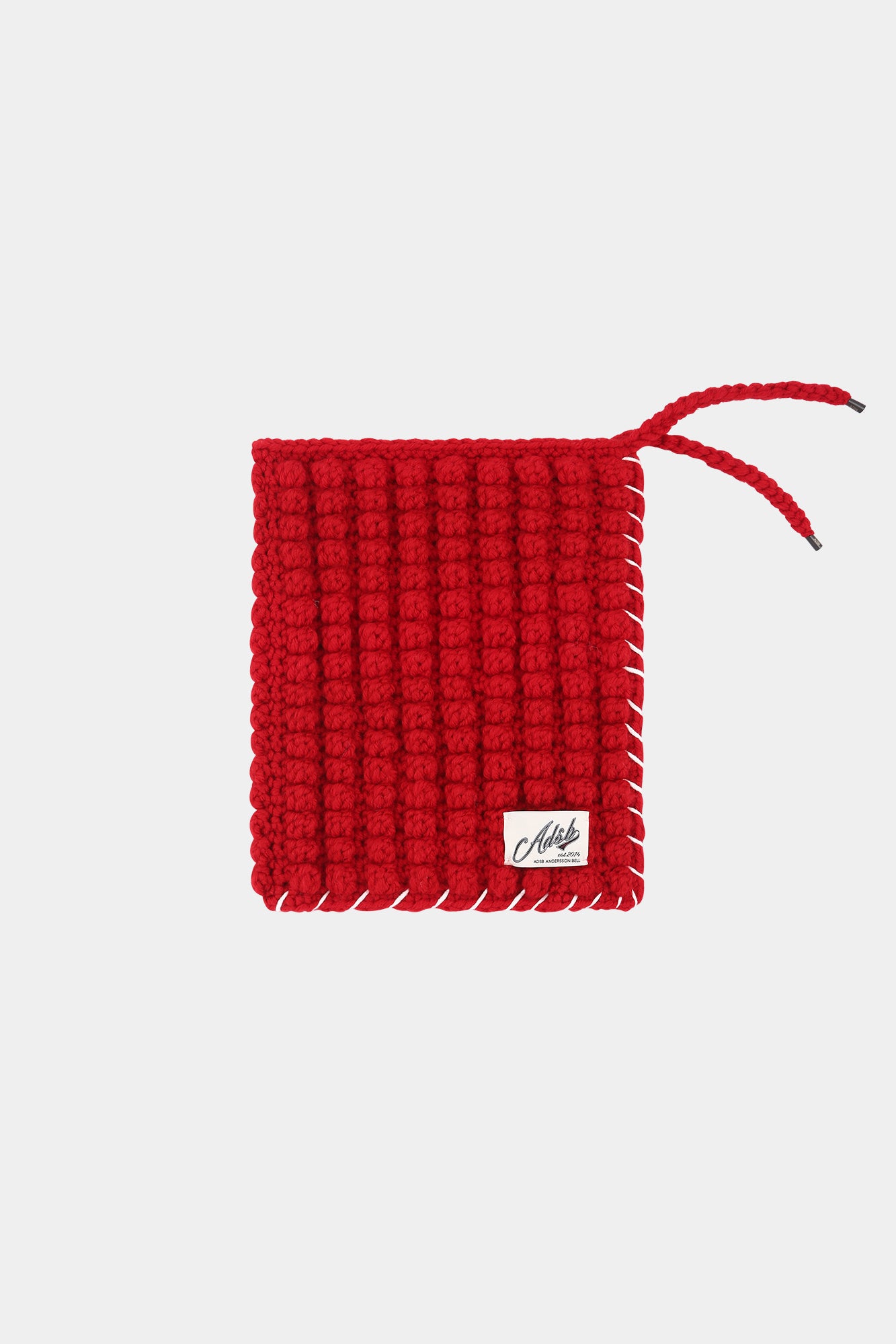 Andersson Bell - Chunky Wool-Blend Hand Knitted Scarf (Red) product image 9 | TRAB K-Fashion Australia