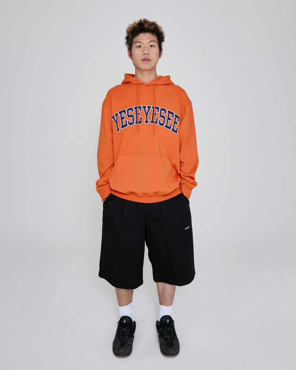 yeseyesee - Arch Logo Hoodie (Orange) product image 7 | TRAB K-Fashion Australia