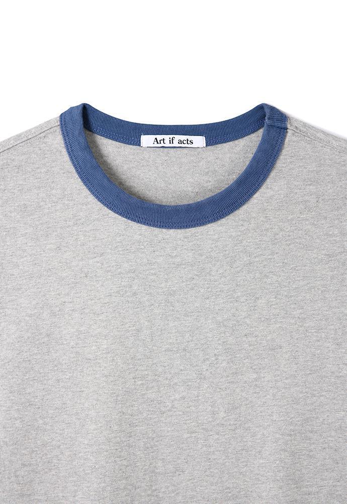 Art if acts - Ringer Tee (Grey/Blue) product image 9 | TRAB K-Fashion Australia
