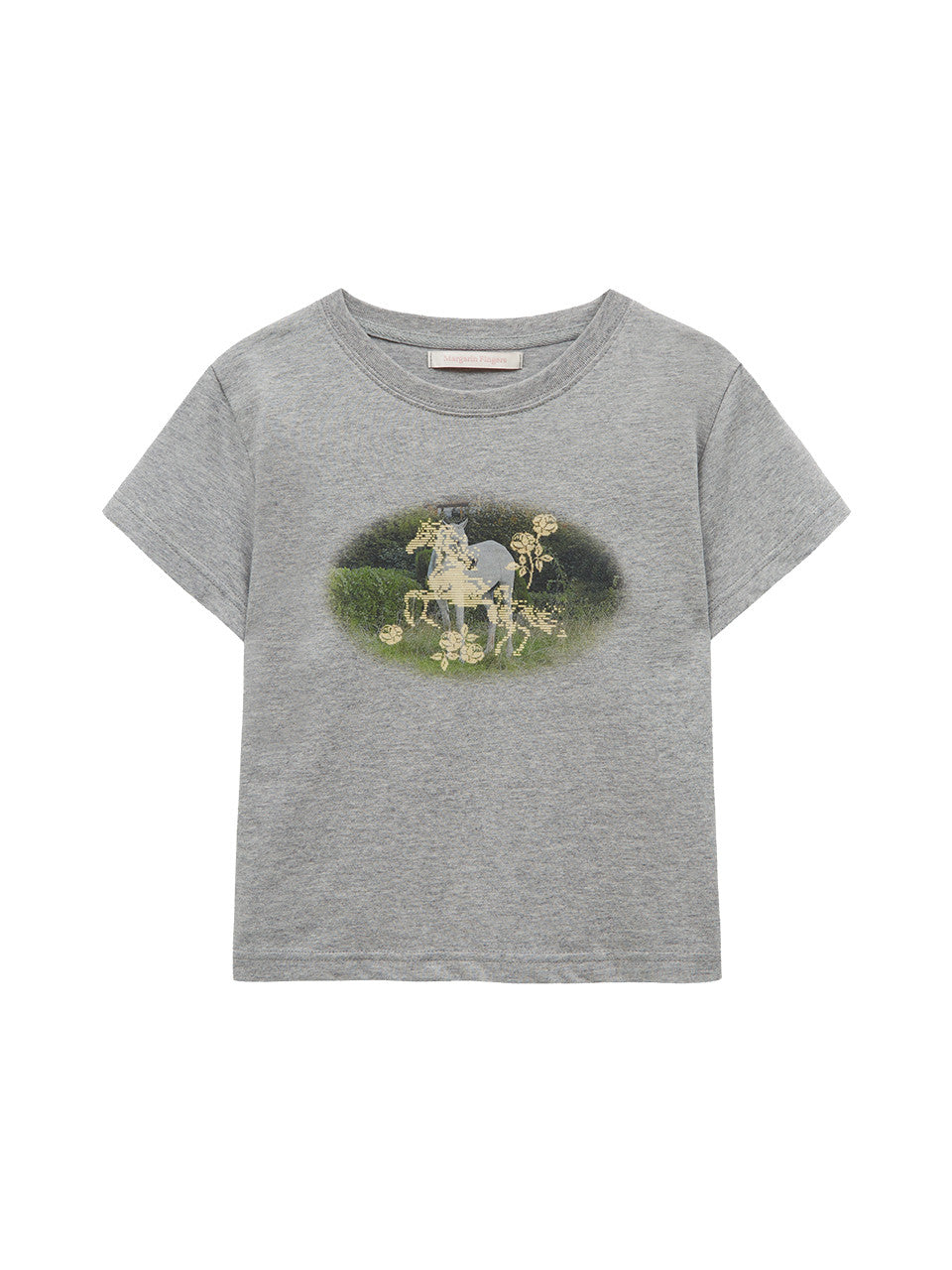Margarin Fingers - Rose Pony T-Shirt (Melange) product image 2 | TRAB K-Fashion Australia