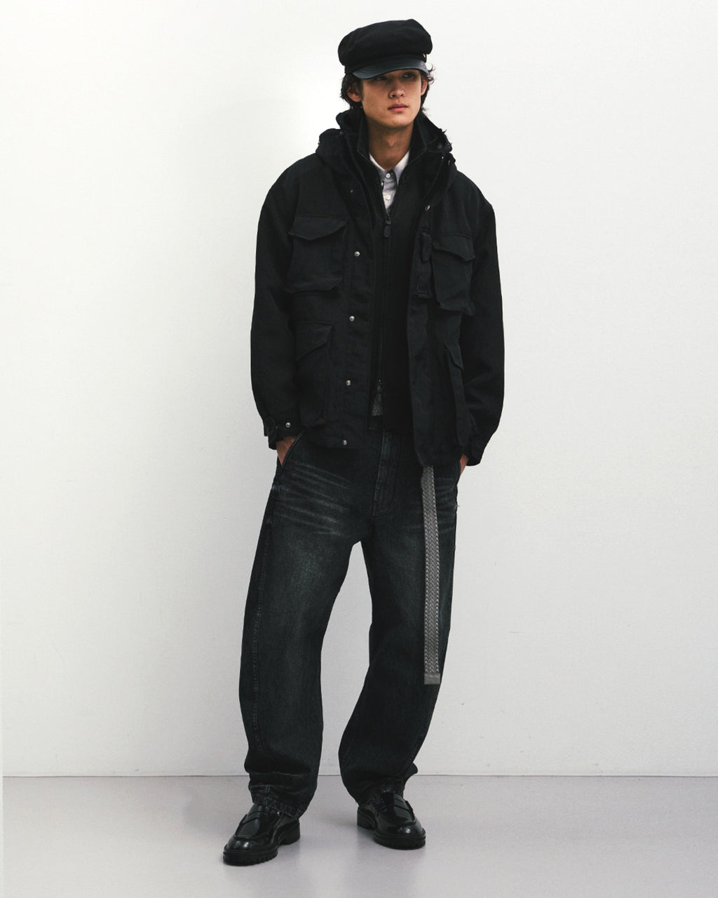 Eastlogue - Highland Shield Parka (Black Twill) product image 1 | TRAB K-Fashion Australia