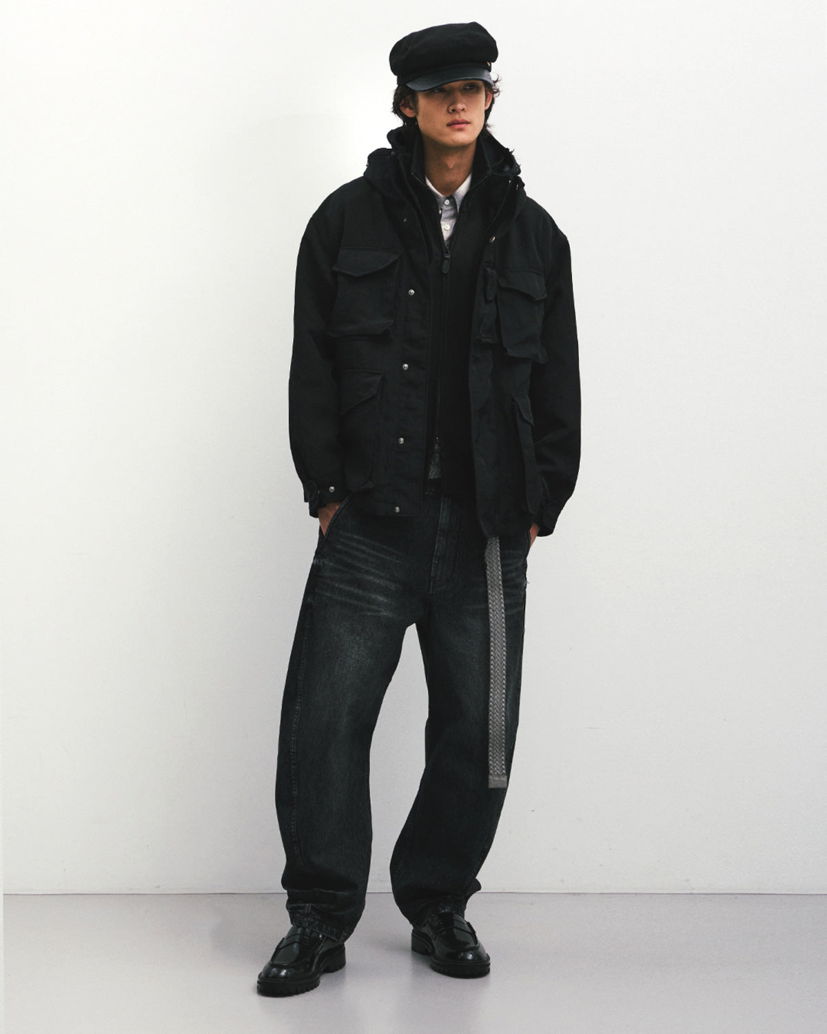 Eastlogue - Highland Shield Parka (Black Twill) product image 1 | TRAB K-Fashion Australia