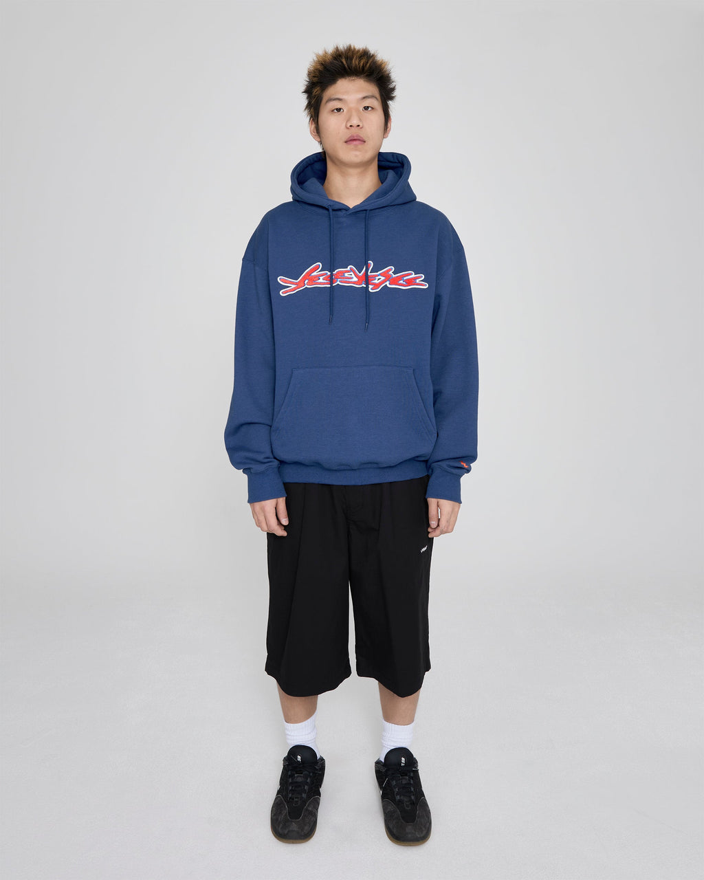 yeseyesee - Y.E.S Sign Logo Hoodie (Cobalt Blue) product image 7 | TRAB K-Fashion Australia