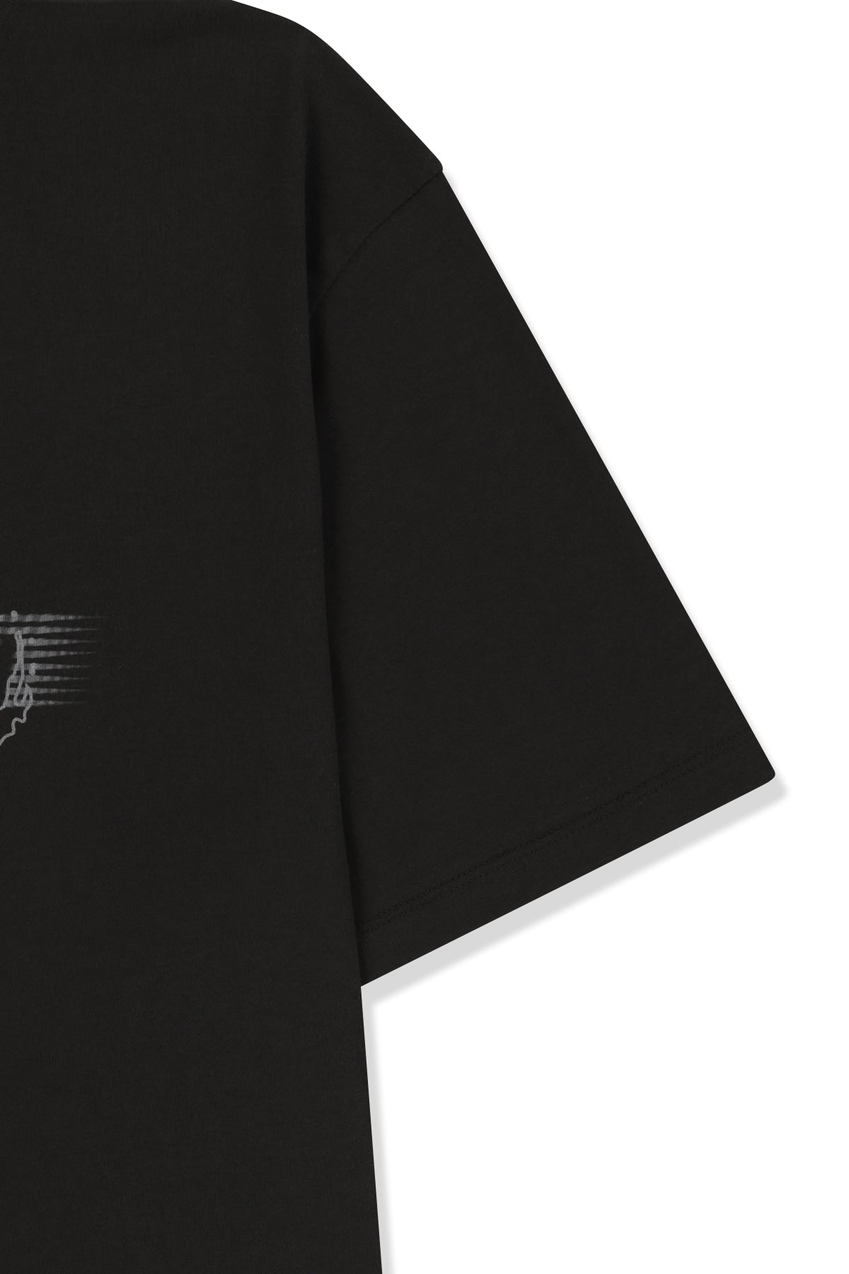 Matin Kim - Matin Pace Vortex Graffiti Top (Black) product image 4 | TRAB K-Fashion Australia