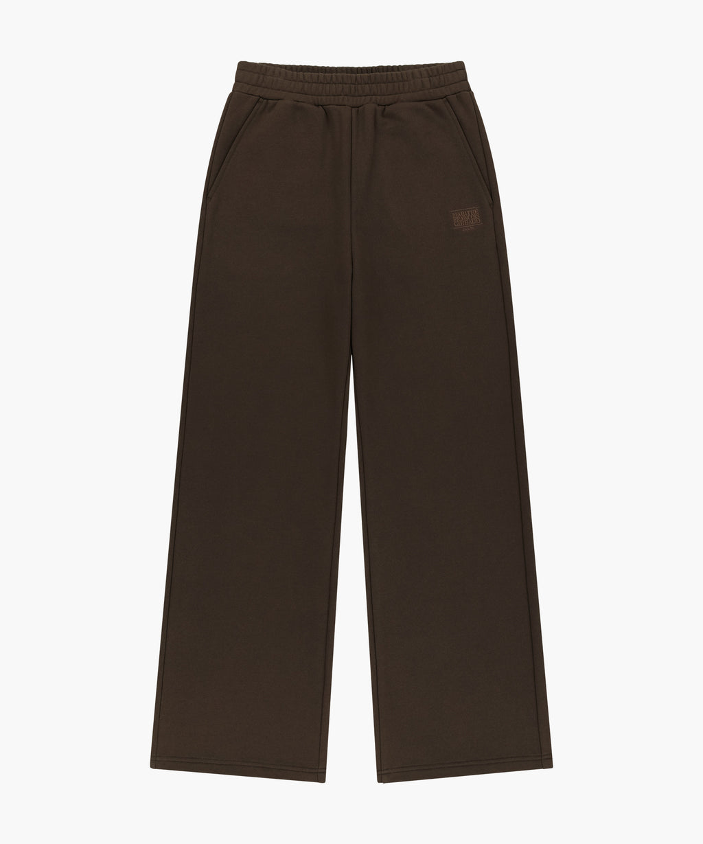 Marithe & Francois Girbaud - Classic Logo Sweat Pants (Brown) product image 5 | TRAB K-Fashion Australia