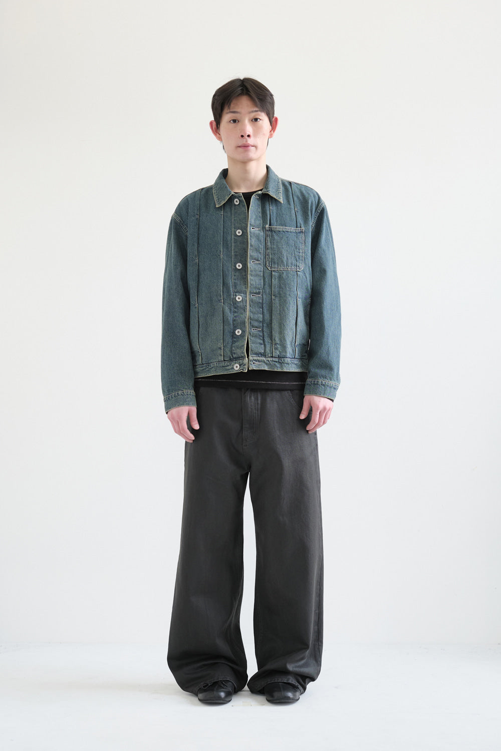 Hatchingroom - Trucker Jacket (Vintage Blue) product image 3 | TRAB K-Fashion Australia