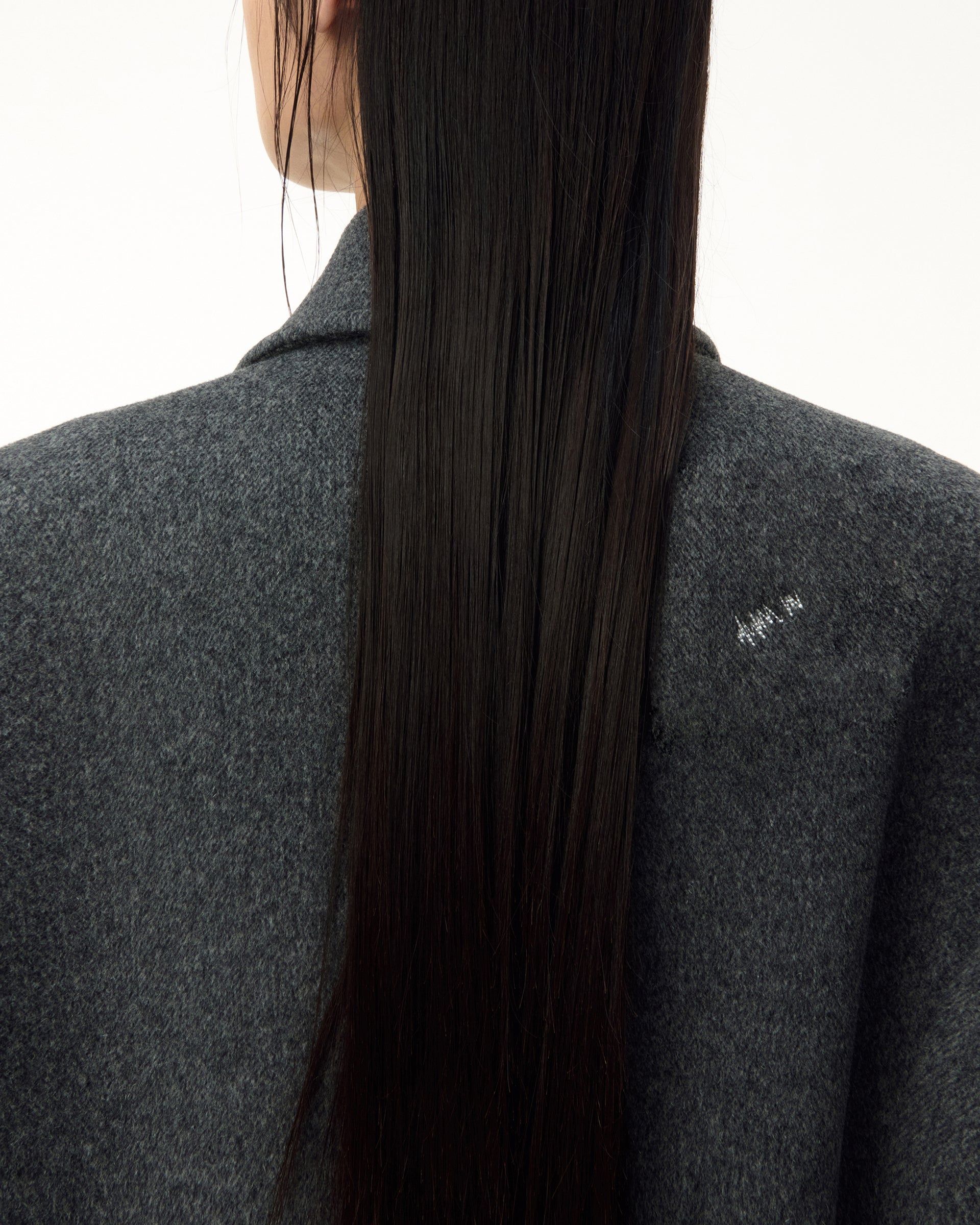 Ader Error - Sig; BK Tag coat 01 (Charcoal) product image 5 | TRAB K-Fashion Australia