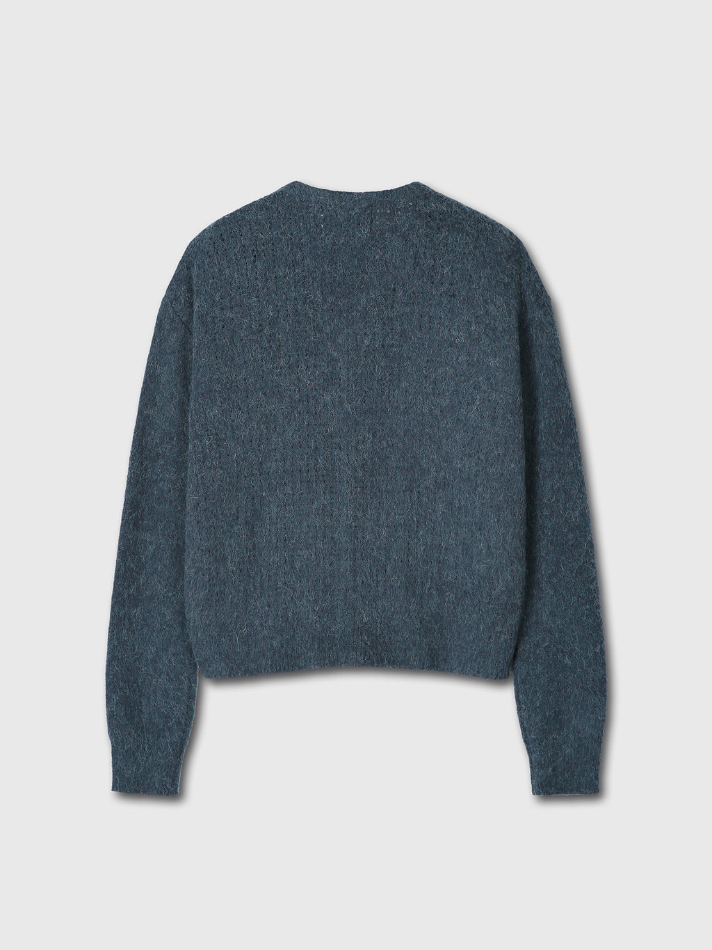 Tonywack - Brushed Mohair V-Neck Cardigan (Dark Turquoise) product image 7 | TRAB K-Fashion Australia