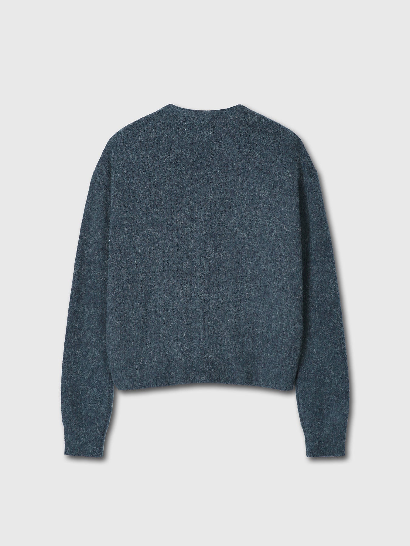 Tonywack - Brushed Mohair V-Neck Cardigan (Dark Turquoise) product image 7 | TRAB K-Fashion Australia