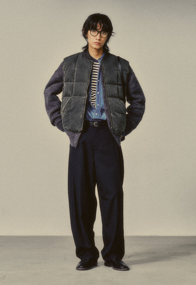 Art if acts - Garment Washed Quilted Vest (Faded Black) product image 6 | TRAB K-Fashion Australia